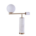 Decorative Modern White Marble LED Table Lamp